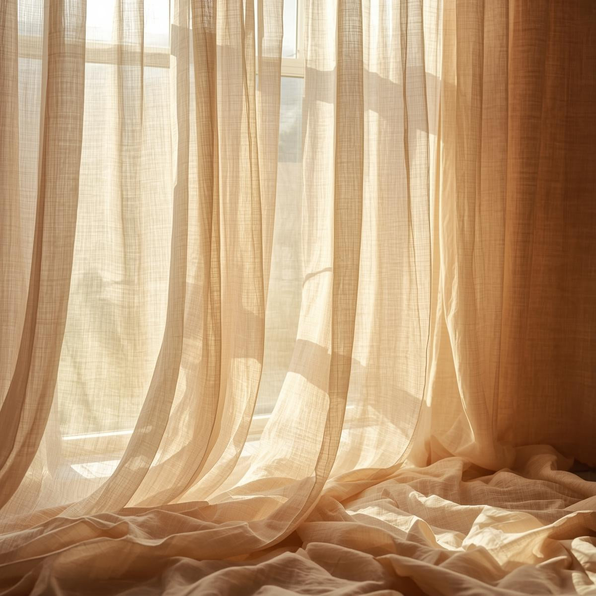 Abstract desert landscape in soft olive, apricot, and coral tones with a single palm tree, symbolizing calm, rootedness, and holistic healing by Leenah.